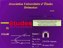 Tablet Screenshot of etudesdromoises.com